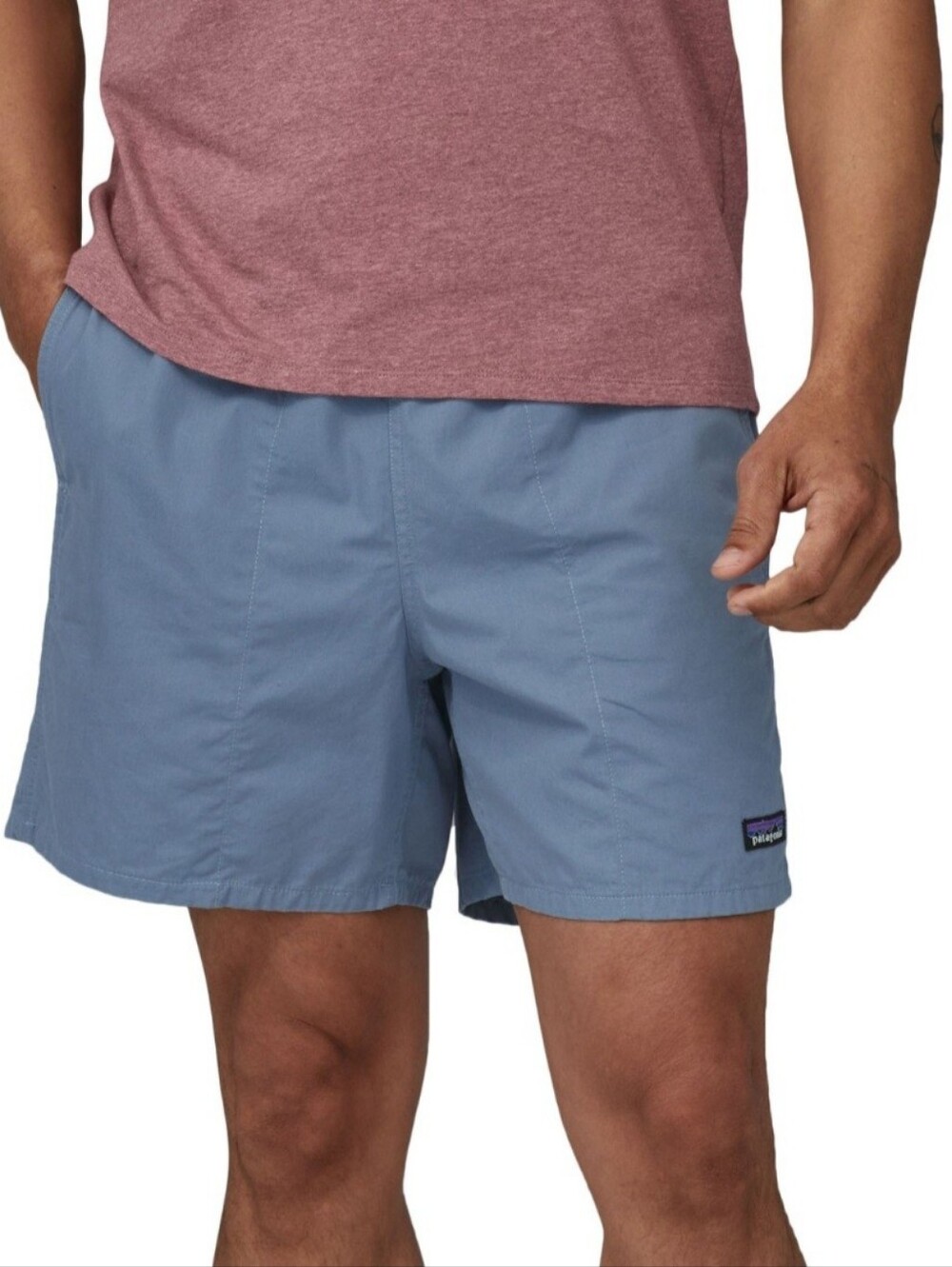 Patagonia Men’s Baggies Shorts Blue Grey Drawstrings Size XS NEW